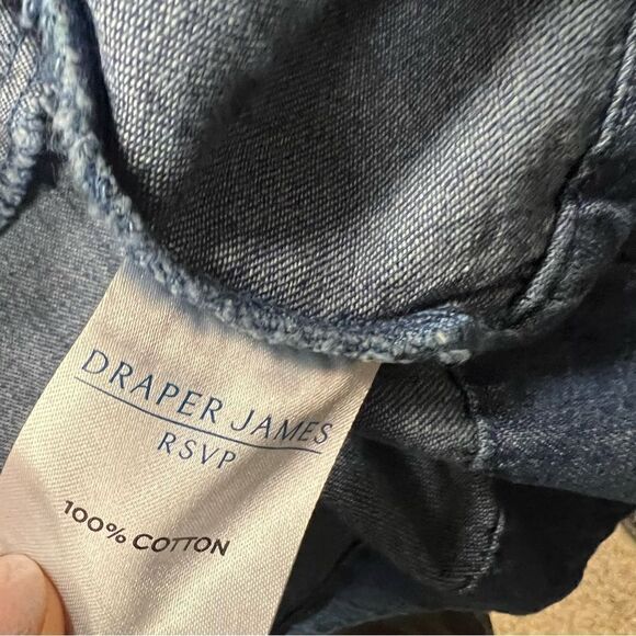 Draper James dark chambray jean dress size XS/S - Picture 6 of 8